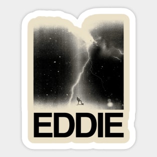 Eddie Munson guitar Sticker for Sale by Hungry Hungry Buffalo