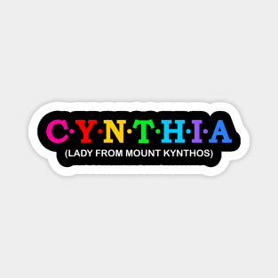 Cynthia  - Lady from Mount Kynthos. Magnet