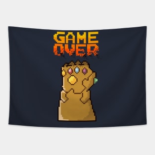 8-bit Infinity Game Over Tapestry