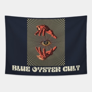 Hand Eyes Blue Oyster Cult Tapestry