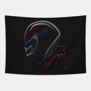 Prost Helmet Tapestry