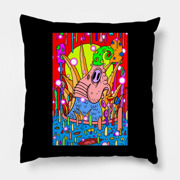 Captured mid euphoria Pillow by John Coen Artistry