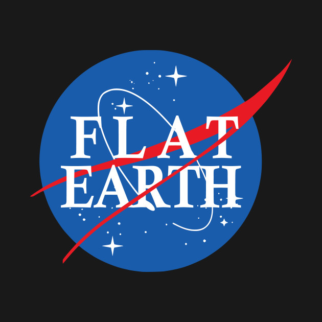 flat earth nasa shirt