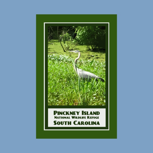 Vintage Travel Pinckney Island by candhdesigns