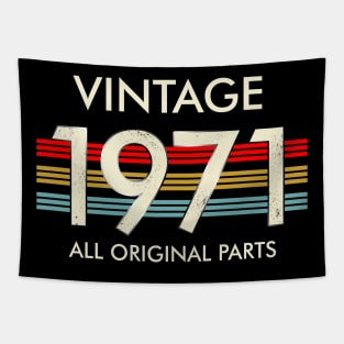 Vintage 1971 All Original Parts Tapestry