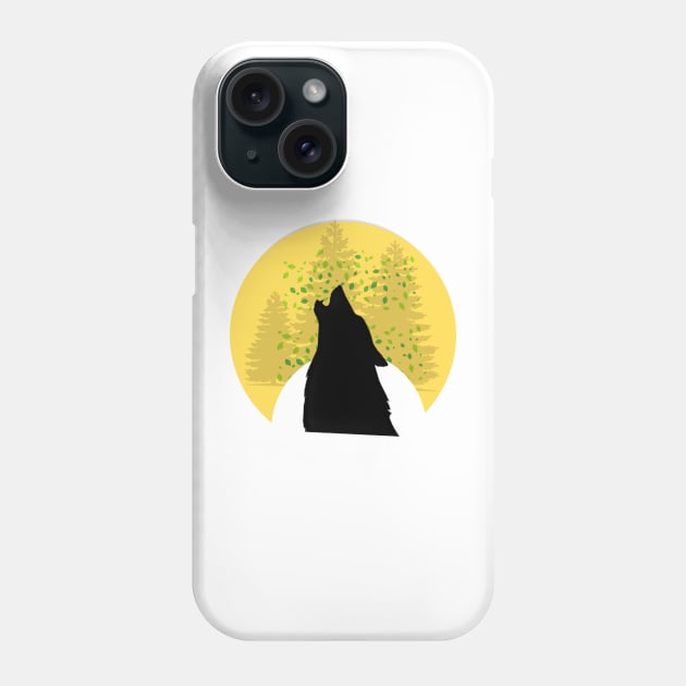 Wolf Roar Phone Case by Khanna_Creation