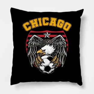 Chicago soccer Pillow