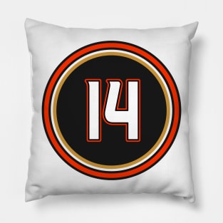 Adam Henrique Number 14 Jersey Anaheim Ducks Inspired Pillow