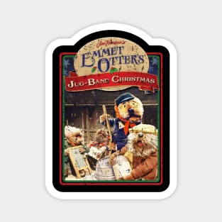 Funny Emmet Otters Jug Band Christmas Vintage Magnet