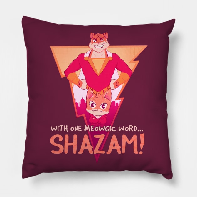 Shazam! Pillow by Susto