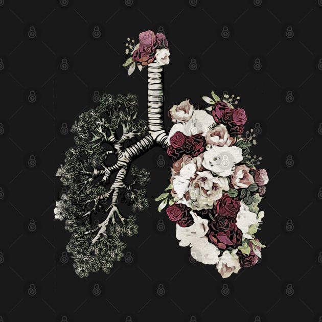 Lung Anatomy / Cancer Awareness 13 by Collagedream