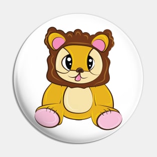 Cute Baby Lion Cub Pin