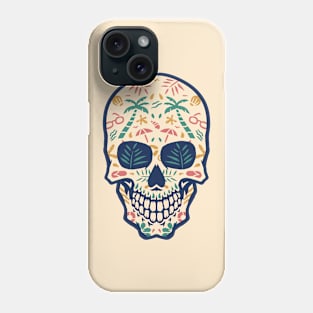 Beach skull Phone Case