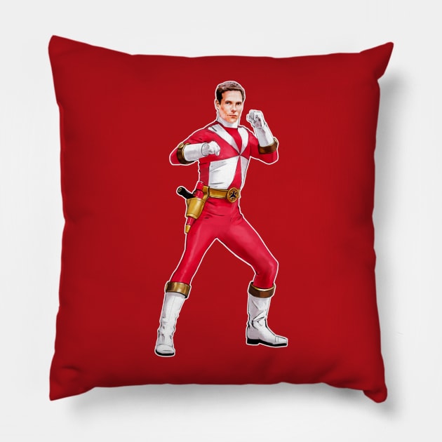 Power Rangers Lightspeed Rescue Red Pillow by BigMike