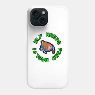 Gauntlet Arcade Game - Elf Needs Food Badly Phone Case