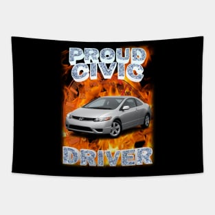 Proud civic driver Tapestry