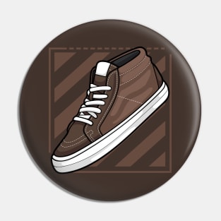 Jound Brown Sneaker Pin