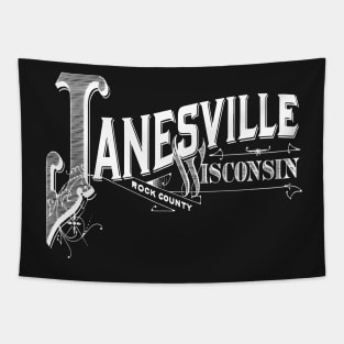 Vintage Janesville, WI Tapestry