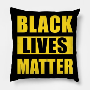 Black Lives Matter Stop Racism Pillow