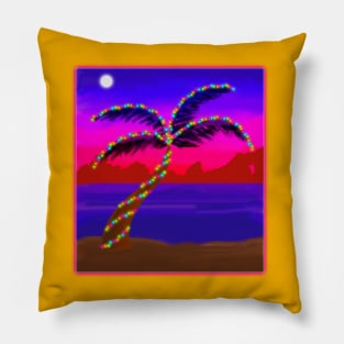 Christmas Palm Tree Pillow