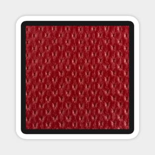 Red leather texture closeup Magnet