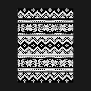 Russian Embroidery Pattern T-Shirt