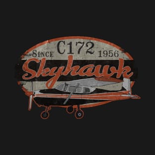 C-172 Skyhawk Vintage Retro C172 Airplane Flying Pilot T-Shirt