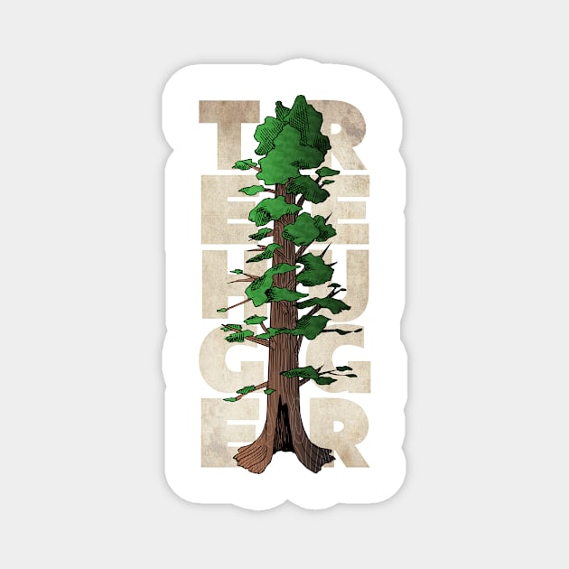 Tree Hugger Magnet by thisisntcrystal