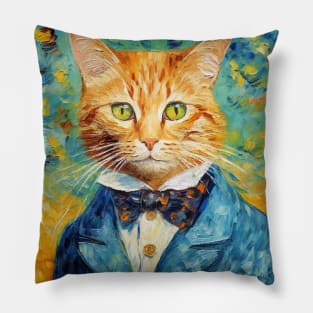 Van Gogh's cat Pillow