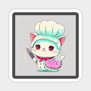 Kitty Cat Chef #02 Magnet