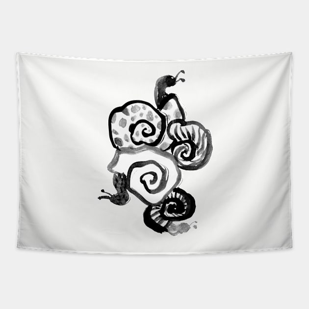 Snails Tapestry by Sotsenko