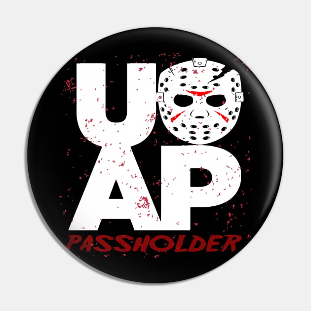 UOAP Friday the 13th Jason Front and Back Pin by Cooldaddyfrench