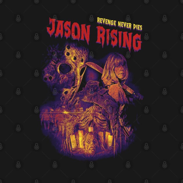 Rettro Horror Jason Rising by OrcaDeep