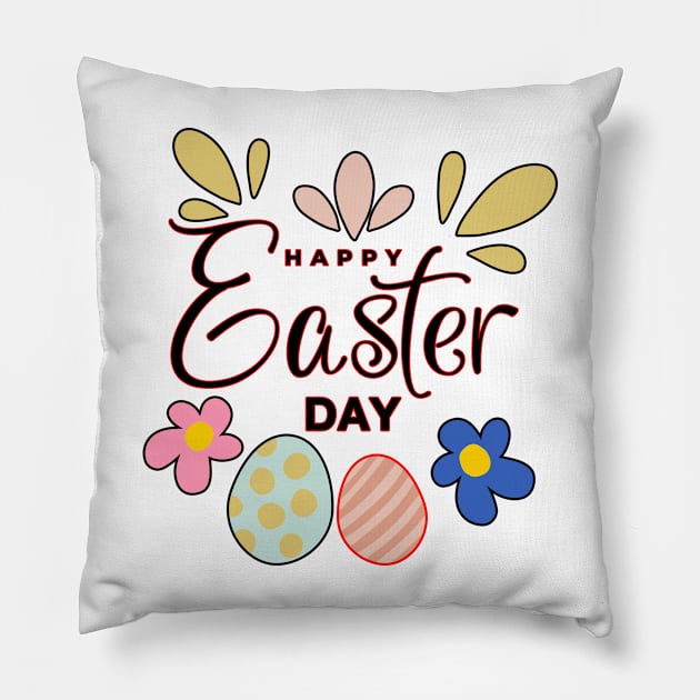 Happy easter unisex Pillow by bakry