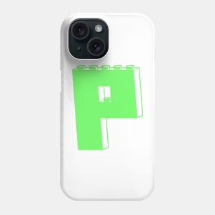 THE LETTER P, Customize My Minifig Phone Case