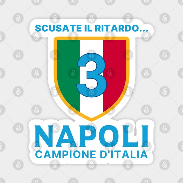 Napoli Campione 2023 - black version Magnet by Zakzouk-store