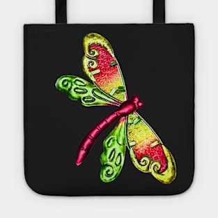 Colorful Dragonfly Tote