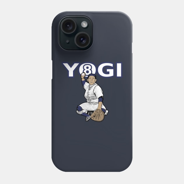 Yankees Yogi 8 Phone Case by Gamers Gear