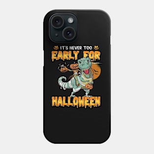 Halloween Jack O Lantern Dino Pumpkin Phone Case