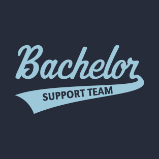 Bachelor Support Team (Stag Party / Lettering / Skyblue) T-Shirt