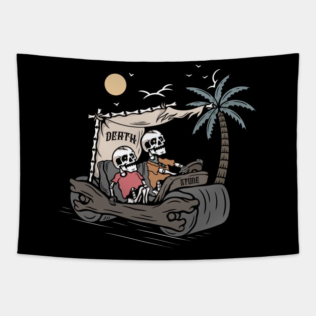 Stone age Tapestry by gggraphicdesignnn