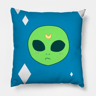 Happy Birthday - Alien Face Pillow