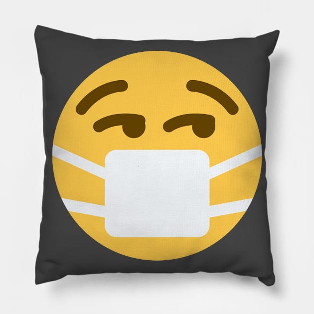 Emotions have no mask Pillow by byb