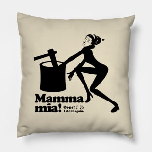 Mamma mia “mochi pounding” Pillow