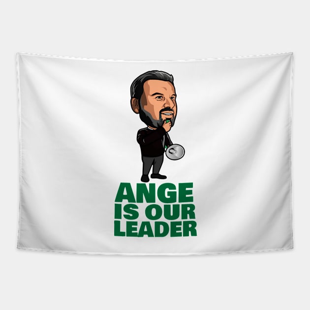 Ange Is Our Leader Tapestry by TeesForTims