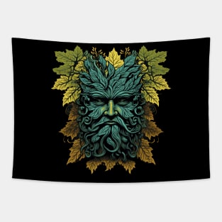 Jack Of The Wood Traditional Pagan Celtic Greenman Tapestry