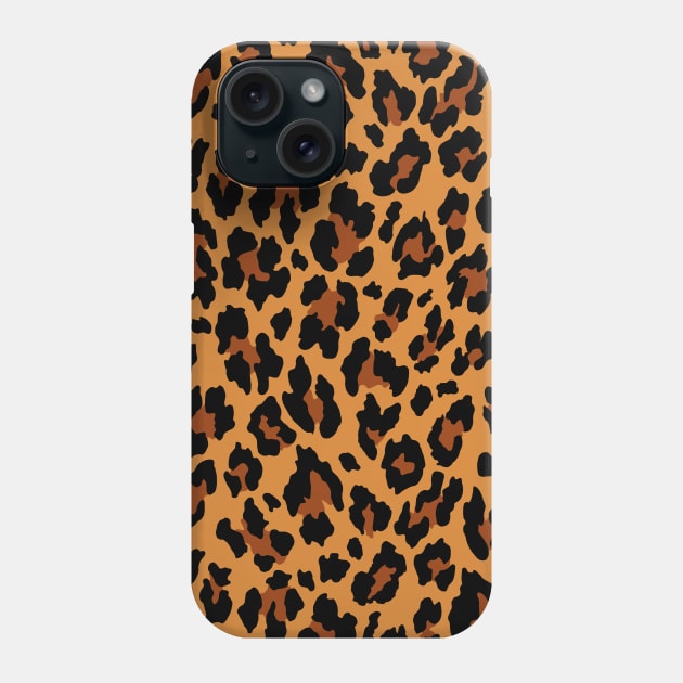 Classic Leopard Print Phone Case by gnomeapple