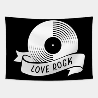 Love rock vinyl Tapestry