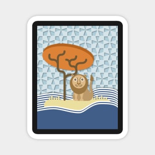 Lion Island Magnet