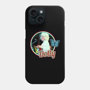 Retro dolly parton Phone Case